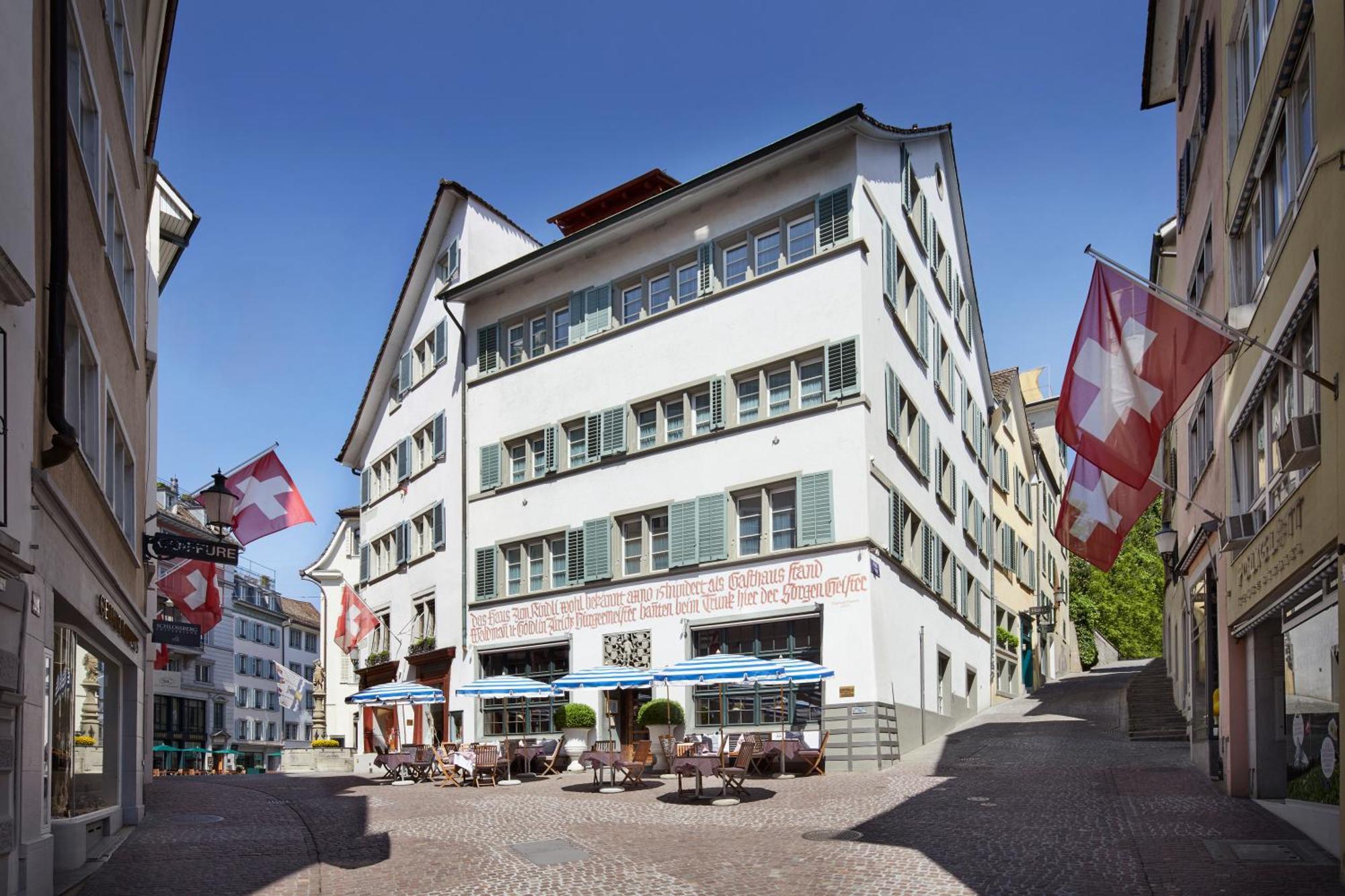 Hotel Kindli Zürich Exteriör bild